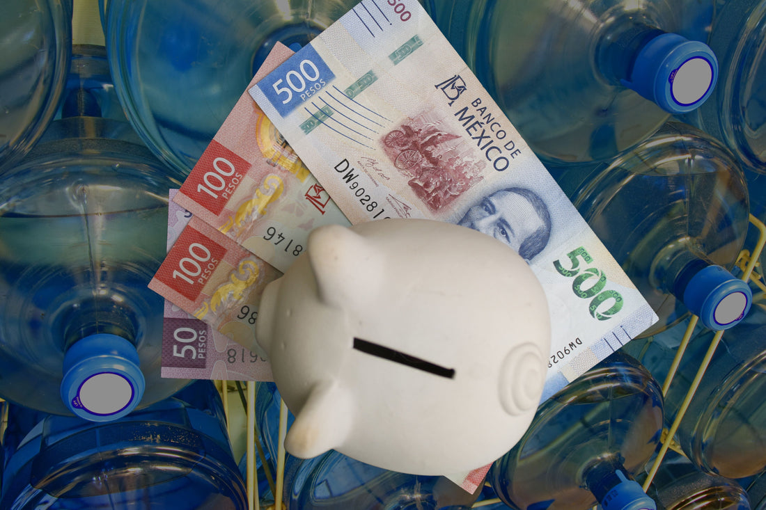 Cálculo de ganancias mensuales por llenado de garrafón: escenarios reales