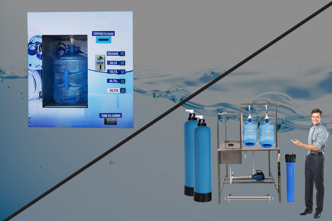 Equipos para purificadoras manuales vs automáticas