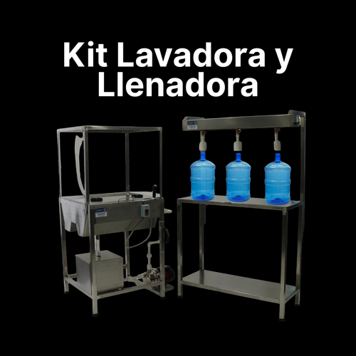 Kit Lavadora + Llenadora de garrafones
