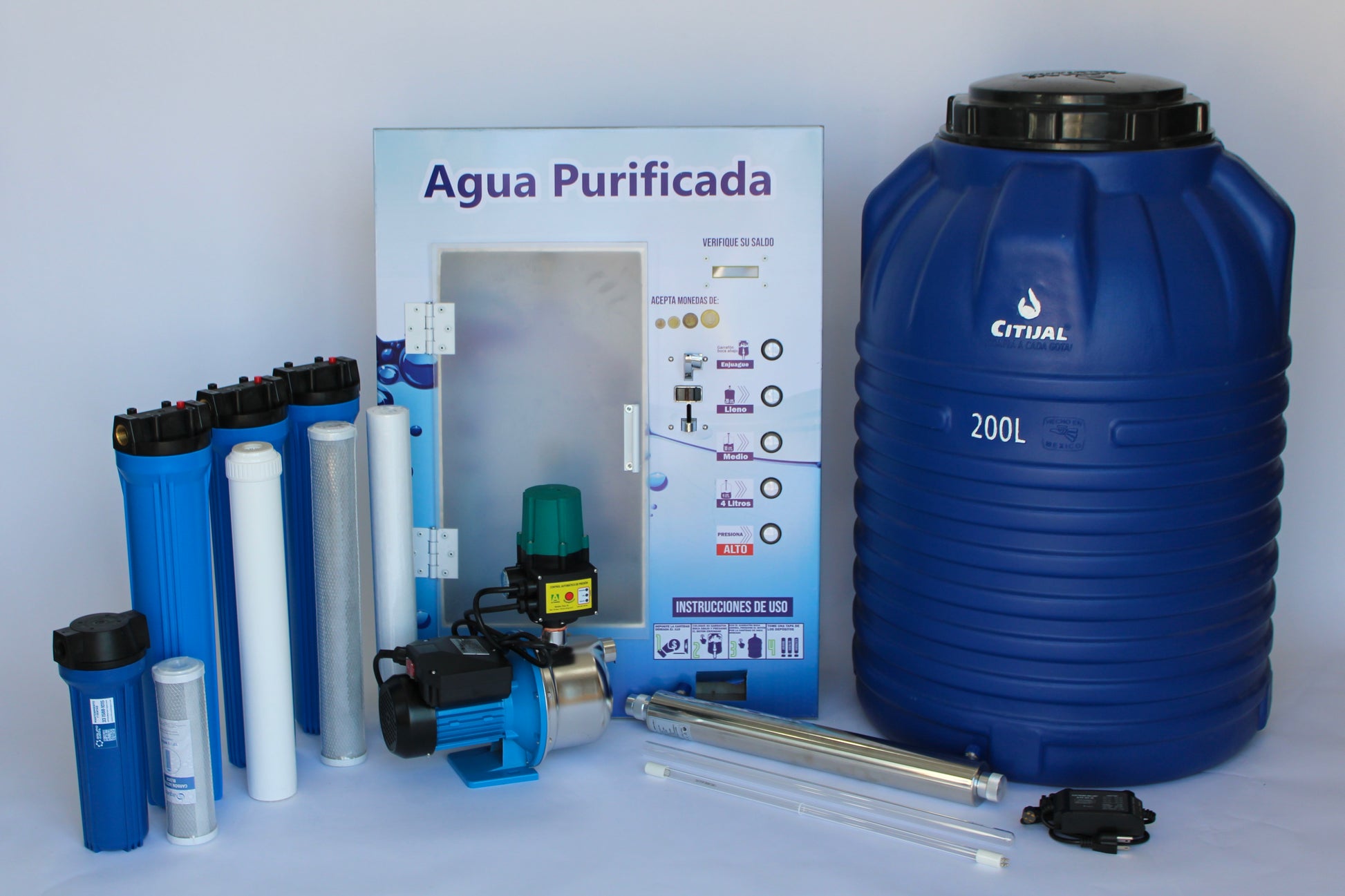 Despachador automático de agua
